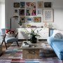 High Rise, Croydon | Bold colours for a living space | Interior Designers